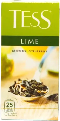  Lime Green Tea Bags with Lime