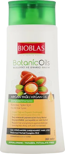  Hair Shampoo with Vegetable Oils Argan Oil