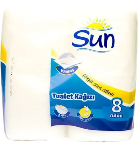 Tualet kağızı 2 qat 8 rulon
