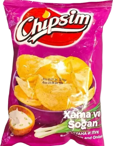 Çips Xama və soğan