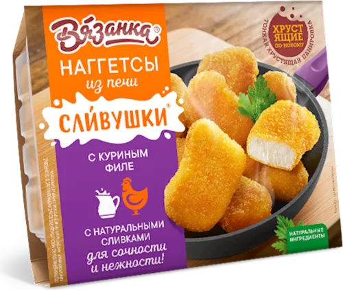 Təbii qaymaqlı toyuq naggetsəri 