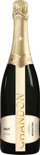 White dry sparkling wine 