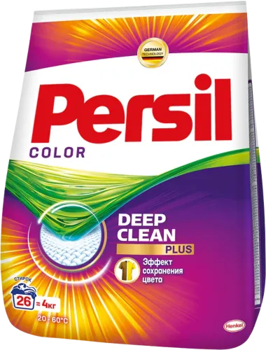 Washing powder for colored linen