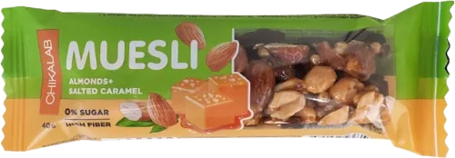Badamlı musli duzlu karamel ilə 