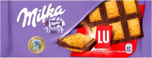 Шоколад с крекером Milk chocolate&Lu Biscuit