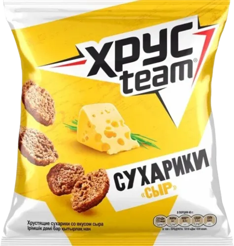Сухарики со вкусом сыра 