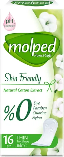 Bezlər qadın üçün qündəlik Pure&Soft Skin Friendly 16 əd