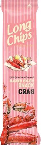 Çipsilər krab ilə 