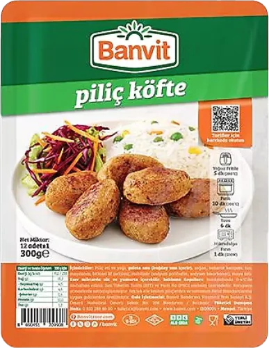 Dondurulmuş piliç kğftə 