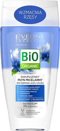 Misellyar ikifazalı su Bio Organic Make Up Remover peyğəmbərçiçəyi cövhəri ilə