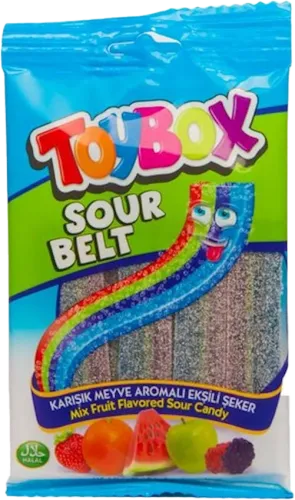 Marmelad Sour Belt assorti meyvə dadı ilə
