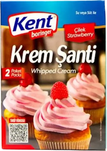 Cream mix Kent strawberry