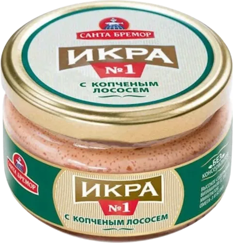 Икра с копчёным лососем Santa Bremor