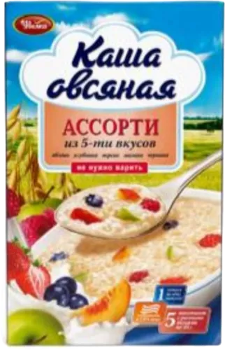 Каша овсяная Uvelka Ассорти из 5 вкусов