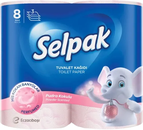 Tualet kağızı Seplak Pudra ətirli 8 rulon