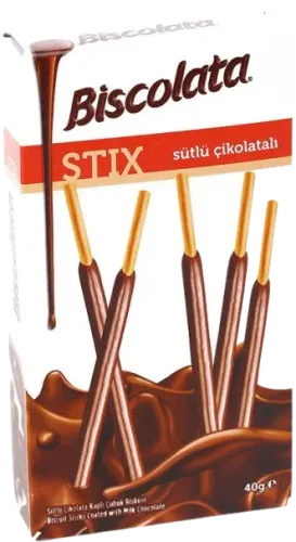 Biscolata Stics Milk Chocolate