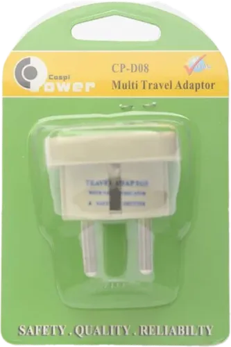 Caspi Power D08 Single Outlet Adapter
