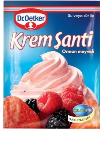 Whipped Cream Mix Forest Fruits
