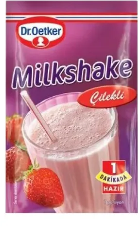 Çiyələkli Milkshake