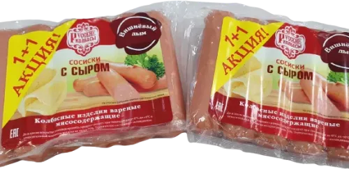 Сосиски с сыром