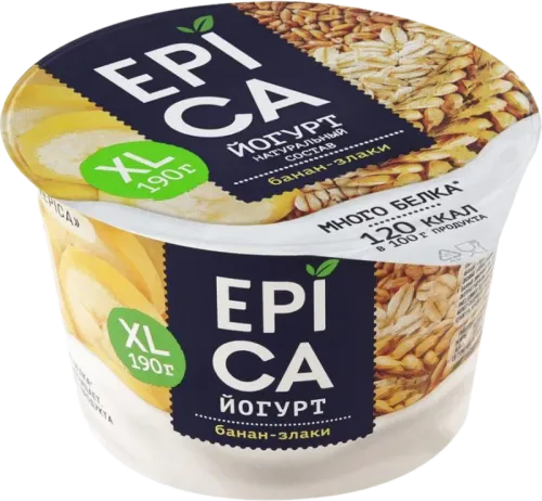 Epica Banana Yogurt with Cereal