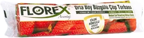 Florex Çiyələkli Zibil Torbaları