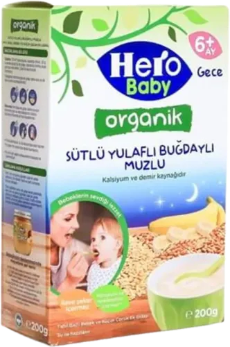 Organic Wheat Oat Banana Porridge