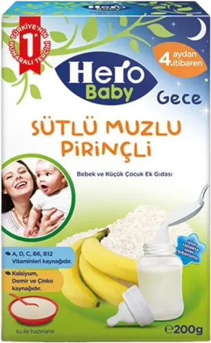 Milk Rice and Banana Porridge