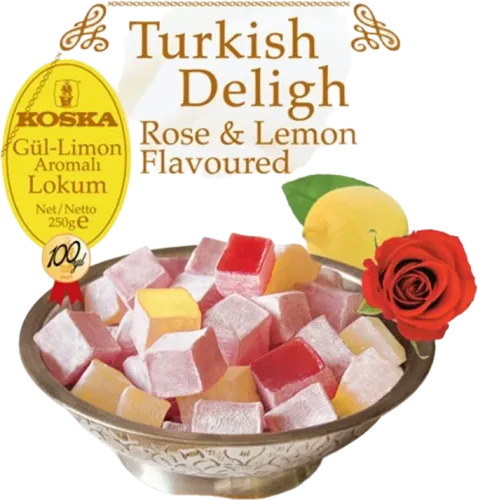 Gül-Limon Aromalı Lokum