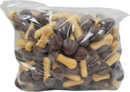 Assorted Mushroom-Shaped Cookies