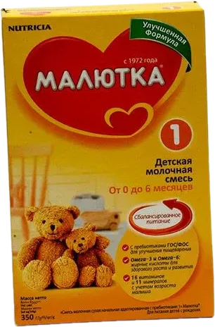 Детское питание Малютка №1