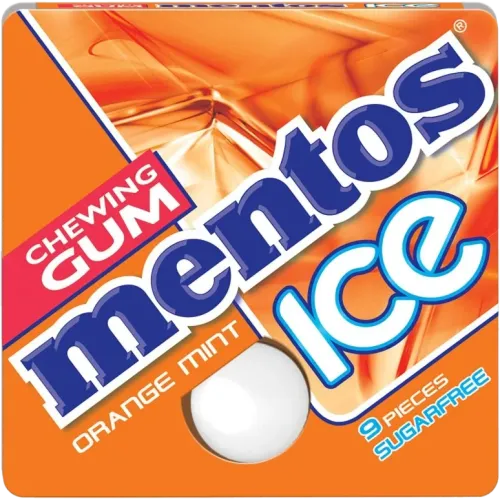 Жевательная резинка Mentos Ice Апельсин-Мята