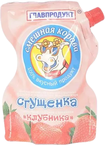 Сгущенное молоко клубничное
