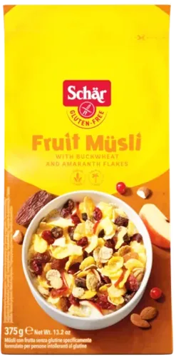 Schär Qlutensiz meyvəli müsli