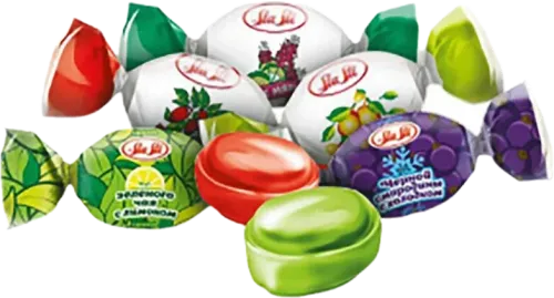 Мини карамель с начинкой микс