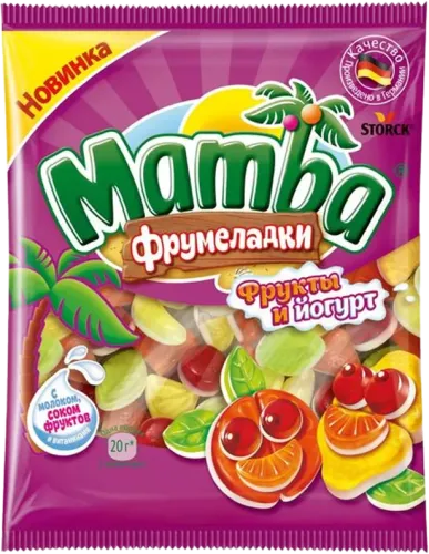 Mamba йогуртовые жевательные конфеты