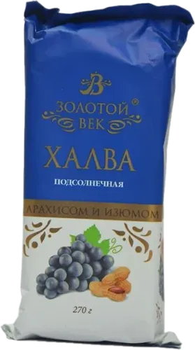 Halva kişmişli və araxisli