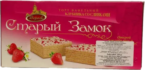Waffle Cake Strawberry