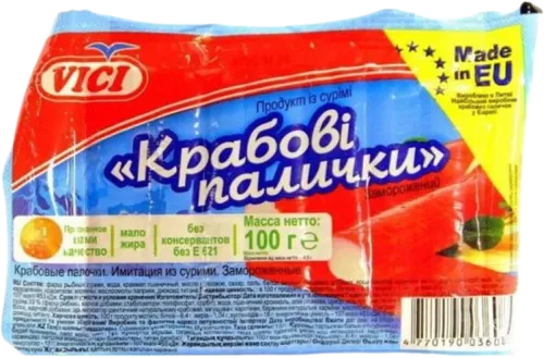 Xəstək Crab Çubuqları
