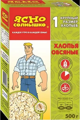 Овсяные хлопья №1