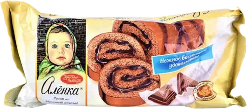 Молочно-шоколадный рулет
