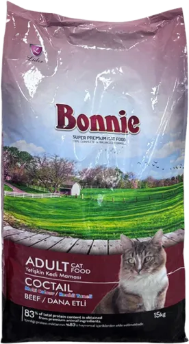 Корм для кошек Bonnie с говядиной