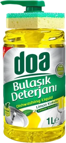 Dishwashing Liquid Lemon with Sponge