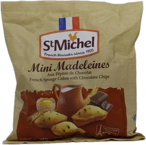 Mini Madeleines with Chocolate Chips