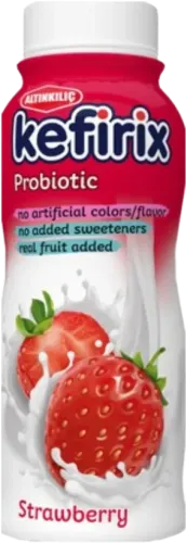 Çiyələkli Kefir