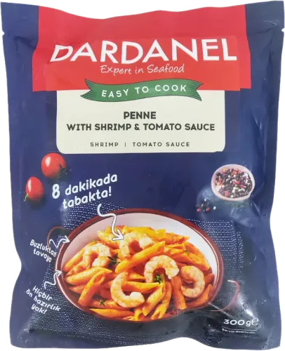 Soslu Penne Dəniz Məhsulları
