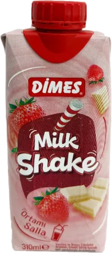 Çiyələkli Milkshake
