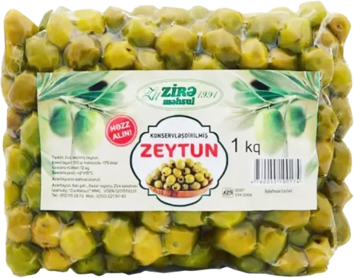 Зеленые оливки вакуумированные